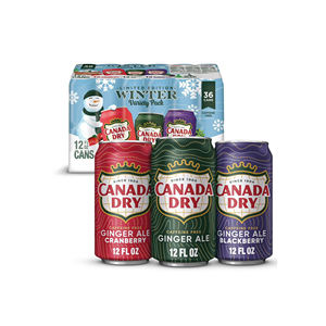 Cerveza de jengibre seca canadiense de 330 ml, bebida refrescante refrigerada - Product Image 2