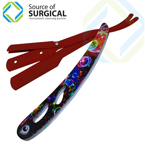 Navaja de Afeitar Desechable de Una Sola Hoja para Hombre, para Cara/Cuerpo, Uso en Barbería, Mango de Plástico Ligero, Características de Seguridad, Acero Inoxidable - Product Image 6