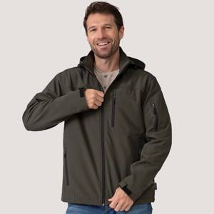 Chaqueta Softshell impermeable para hombre con capucha: ligera, transpirable y resistente al viento, perfecta para aventuras al aire libre - Product Image 1