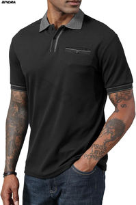T-shirt polo Performance pour homme idéal pour travailler ou jouer Haut polo personnalisé pour homme Créez votre propre look - Product Image 6