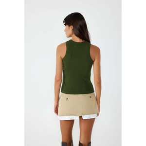 Débardeur décontracté pour femme, col halter, style basique, respirant et durable, logo personnalisé, usage quotidien - Product Image 6