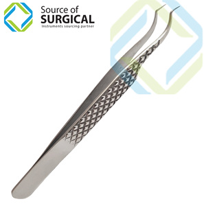 Eyebrow Tweezers with Comb for Eyebrow Hair Precision Hair Removal Professional Slant Tip <b>Pointed</b> Beauty - Product Image 5