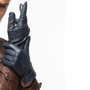 Gants de mode en cuir confortables produit respirant à haute couture gants de mode en cuir Ultra doux au toucher pour hommes - Product Image 5