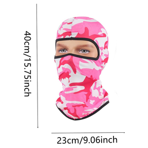 Balaclava unisexe avec broderie 3D pour les sports de plein air et le ski, garde la chaleur constante par temps froid - Product Image 2