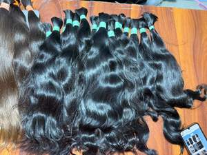 ผมแท้จากคนเวียดนาม100% ผมธรรมชาติสีดำเป็นลอนแบบอินเดียไม่พันกันไม่หลุดร่วงจากเส้นผม - Product Image 5