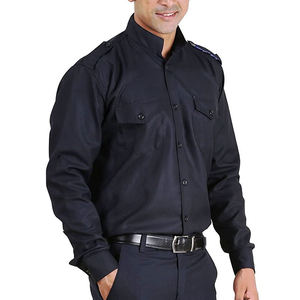 Uniforme de sécurité d'entraînement en plein air pour hommes le plus vendu noir chemise et pantalon à manches longues à séchage rapide pour l'été - Product Image 4