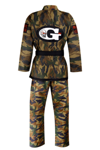 Uniforme de Jiu Jitsu Brasileño de Camuflaje, Alta Calidad, BJJ GI, Impresión de Logotipos Personalizados, Unisex, 450g Poliéster/Algodón, Personalizado - Product Image 6