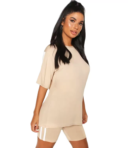 Ensembles courts de haute qualité pour femmes Prix abordable 2 pièces Twin Set Femmes Logo personnalisé Ensemble Short pour femmes à vendre - Product Image 6