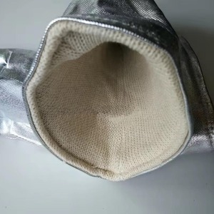 Guantes de cuero de vaca de calidad superior Papel de aluminio Piel de cabra Industrial Heavy Duty XL Guantes de seguridad de soldadura Tig Resistentes al fuego - Product Image 3