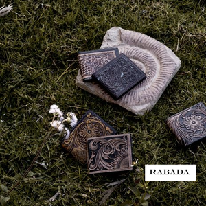 Carteras de cuero duraderas para hombre de varios estilos, diseños hechos a mano con herramientas, monedero, tarjetero, monedero de cuero de vaca para hombre - Product Image 4