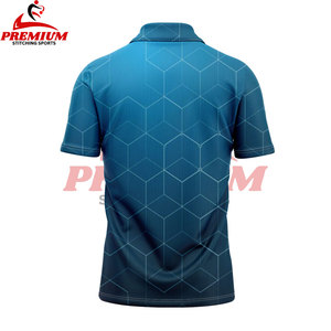 Camiseta Polo de Fútbol Personalizada Sublimada de Poliéster para Hombre, Camiseta Polo de Manga Corta Bordada de Alta Calidad - Product Image 4