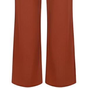 Pantalones de Trabajo Casuales de Oficina para Mujer, Cierre con Cordón, Secado Rápido, Transpirables, de Lona, Frente Plano, 100% Algodón, Cintura Media - Product Image 6