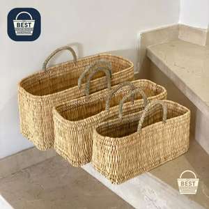 Vente en gros de pantoufles et sandales marocaines en raphia faites à la main, chaussures tissées écologiques pour femmes et hommes, fournisseur direct de commandes en gros - Product Image 4