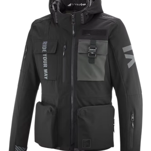 Chaqueta Textil de Motociclismo Impermeable para Hombre Darkrise, para Turismo/Todoterreno, Cordura de 3 Capas, Estilo Enduro/Aventura, con Protecciones de Nivel 2 CE - Product Image 1