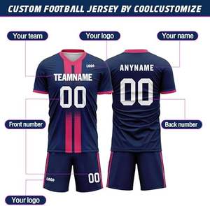 Uniforme de fútbol con envío directo personalizado, ropa de práctica cómoda de secado rápido, Conjunto de camiseta y uniforme de fútbol - Product Image 2