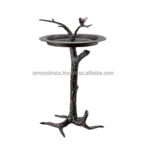 Folding <b>Bird</b> Bath Metal Aluminium Garden <b>Decorative</b> Ornament Metal <b>Bird</b> Bath - Product Image 6