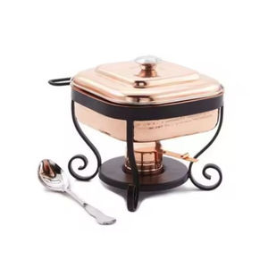 Plats ronds de service de nourriture Vintage plateau de table serveur de nourriture plat de chauffe-plat pour mariage fête d'anniversaire plat de service de nourriture - Product Image 4