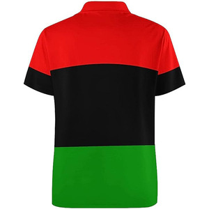 T-shirts de golf pour hommes de haute qualité logo brodé personnalisé polos à manches courtes tissu solide imprimé en gros - Product Image 3