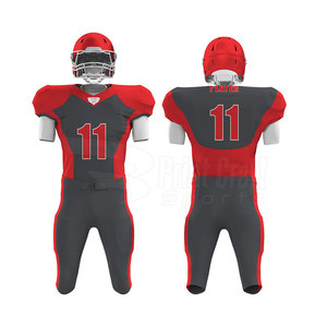 Uniforme de football américain pour jeunes personnalisable, tissu haute performance respirant et anti-humidité, avec sacs - Product Image 2