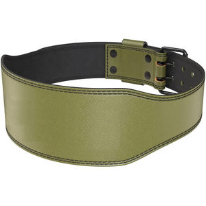 Logo personnalisé Gym Fitness Sports Workout Training Ceintures en cuir PU rembourré Haltérophilie Soutien du dos Ceinture en cuir de vachette - Product Image 2