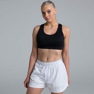Mini traje de baño de playa informal de verano para mujer, pantalones cortos calientes, secado rápido, elástico, cintura media, teñido liso, logotipo personalizado, diseño de tabla de Surf - Product Image 2