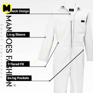 Combinaisons de travail pour hommes à manches longues, imperméables, ignifuges, ANSI classe 1, coton-polyester-soie, haute qualité, couleur personnalisée, logo - Product Image 3