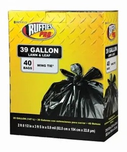 ถุงขยะครัวทรงสูง Ruffie Pro 13 แกลลอน แบบผูกปิด 120 ใบ - Product Image 1