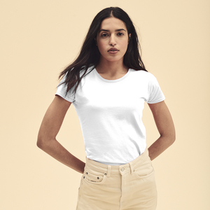 Fruit Of The Loom Camiseta blanca para mujer Fruit Of The Loom Textile 2017 - Product Image 1