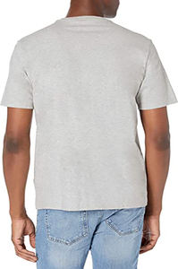 Camiseta de media manga a la moda para hombre, jersey de poliéster/algodón, comodidad de alta calidad, transpirable, diseño elástico, logotipo de Color personalizado - Product Image 3