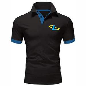 Polo 100% de algodón de alta calidad Para Hombre. Polo deportivo con combinación de colores estampado logotipo informal unisex - Product Image 5