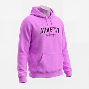 Men's Cotton <b>Blended</b> Hoodie Soft Breathable Polyester/Cotton Fabric for Active and Casual Wear Winter Basics - Product Image 1