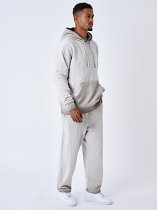 2024 New Winter Arrival Pullover Drawstring Men <b>Jogger</b> Set Best Quality Tracksuits <b>Cheap</b> Price Men Hoodie Sweatpants 100% Bamboo - Product Image 2