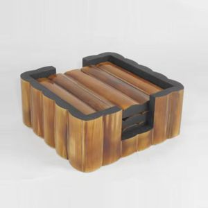 Los posavasos de corcho para bebidas más populares, los posavasos de madera antideslizantes impermeables son adecuados para posavasos antideslizantes para café y té, alfombrillas y almohadillas - Product Image 4