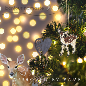 Ornamento di cammello del deserto ecosostenibile fatto a mano con finitura opaca all'ingrosso OEM decorazioni per albero statuetta di natale - Product Image 2