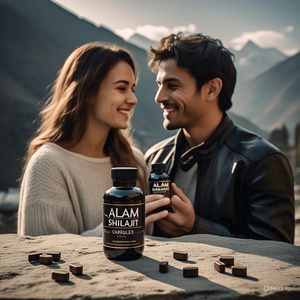 Cápsulas de polvo de Shilajit del Himalaya secadas al sol orgánicas de la más pura calidad 100% suplementos herbales de ácido fúlvico Natural puro para todas las edades - Product Image 6