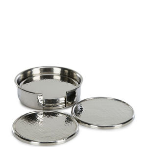 Sous-verres ronds en métal doré faits à la main, tapis et coussinets pour la vaisselle, articles de cuisine pour la maison, sous-verres pour servir le thé et le café - Product Image 4