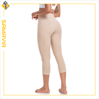 SAMAVIA Industry Winter ODM Pantalon Capri Actif Femme Taille Haute Élastique avec Dentelle - Vêtements de Sport Yoga Séchage Rapide Respirant Coupe Ajustée