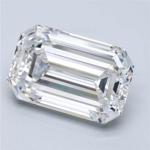 Diamant cultivé en laboratoire de coupe émeraude de haute qualité avec certification IGI pour la fabrication de bijoux en gros - Product Image 3