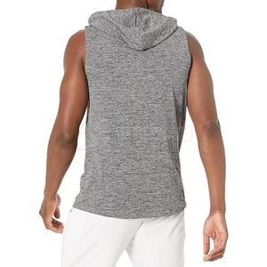 Summer Fitness Wear Regular Fit Gym <b>Sleeveless</b> <b>Hoodies</b> High Quality Polyester/Cotton Breathable Eco-Friendly Joxai Sports Wear - Product Image 2
