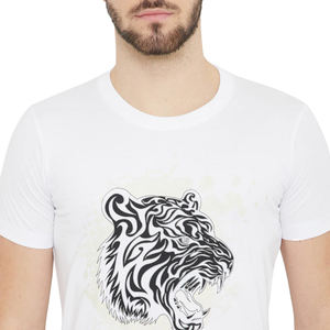 Camisetas de hombre de calidad personalizada de diseño superior ropa informal con cuello redondo al por mayor - Product Image 4