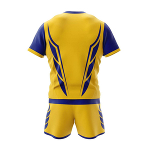 Uniforme de fútbol de Rugby profesional Ropa deportiva transpirable Camisas y pantalones cortos ligeros de secado rápido Precio - Product Image 2