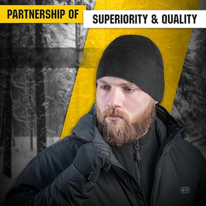 Bonnet brodé personnalisé en jacquard, manchette souple, bonnet Hip Hop OEM, chapeau unisexe de qualité personnalisée, tricoté en acrylique pour l'hiver - Product Image 2