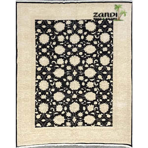 มือถักหนึ่งในประเภทพรม peshwar และ Khotan 8'2x11'3 Pes_Kho_32 - Product Image 1