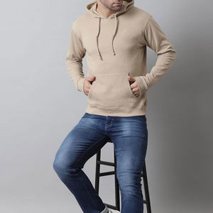 เสื้อฮู้ดดี้ผู้ชายแบบ OEM ออกแบบเองได้ ผลิตจากผ้าโพลีเอสเตอร์ 100% น้ำหนักเบา คุณภาพสูง ผ้าถัก เหมาะสำหรับฤดูใบไม้ร่วง มีโลโก้ด้านหน้า - Product Image 4