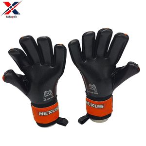 Gants de gardien de but de football personnalisés de haute qualité, cuir respirant, latex naturel, doigts antidérapants, protection extérieure - Product Image 4