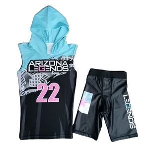 Personalizado sublimado transpirable compresión conjunto Camisetas fútbol Mariscal entrenamiento 7v7 uniforme de talla grande opción paquete en blanco - Product Image 1
