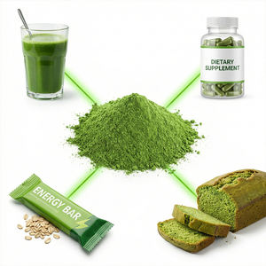 Polvo de hierba de cebada orgánica, clorofila, antioxidante herbal, suplemento nutricional de belleza, fibra dietética soluble en agua, grado alimenticio - Product Image 5