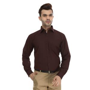 Chemise Formelle Marron Foncé pour Hommes, Fournisseur Direct d'Usine, pour Uniformes d'Entreprise, Tenue de Bureau, Usage Professionnel et Occasions Spéciales - Product Image 2