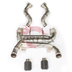 Système d'échappement OEM en acier inoxydable Valvetronic Catback After Market pour McLaren 720, échappement direct avec section avant. - Product Image 2