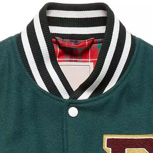 Chaqueta Varsity de Lona Personalizada de Alta Calidad para Hombre 2026, Talla Grande, Estilo Letterman, Bordado Deportivo, Secado Rápido para Invierno - Product Image 4